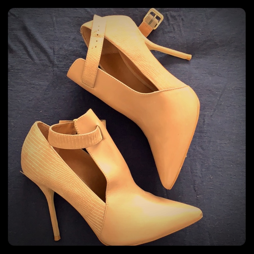 Faux Leather & Faux Suede Booties